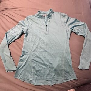 Calloway‎ Golf Top Woman's Small Blue Long Sleeve 1/4 Zip Pullover
